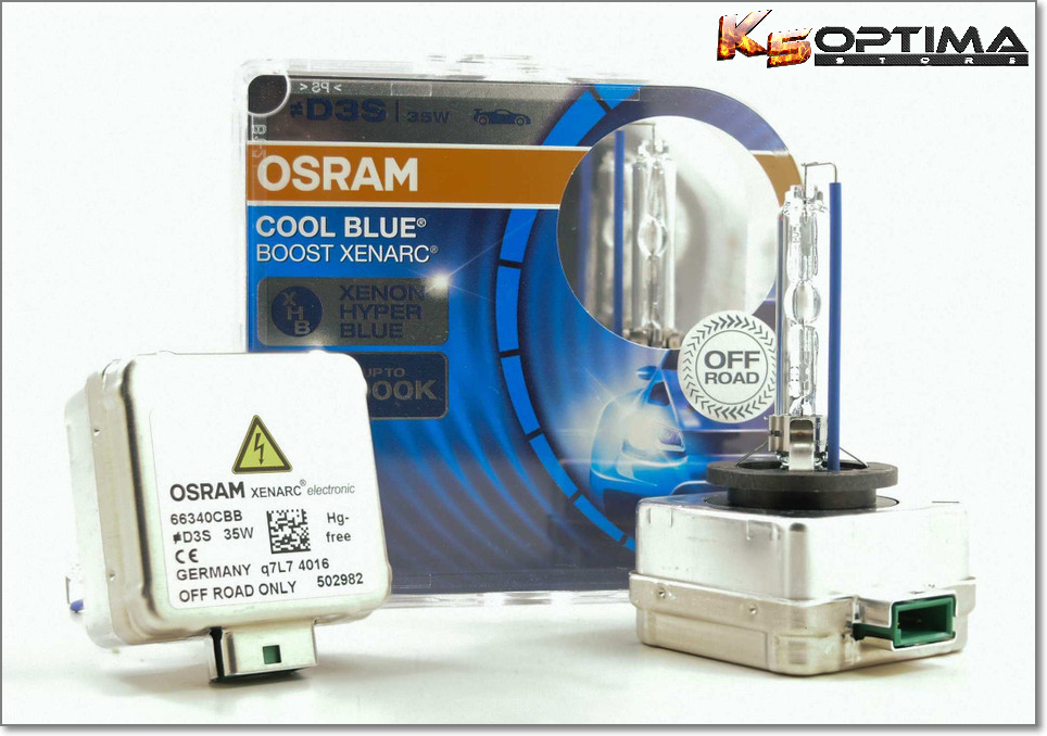 Osram D3s XENARC OEM HID 4300k Bulb, 66340hbi